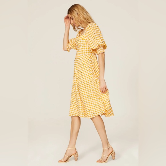 Hutch Gingham Daisy Seersucker Dress - Picture 4 of 8